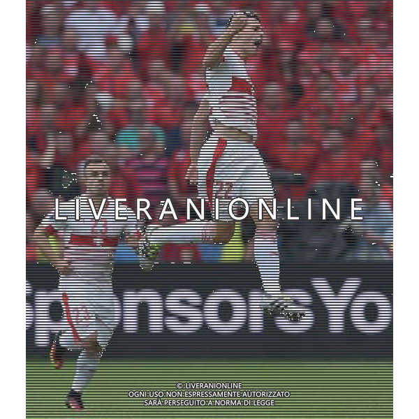 UEFA Francia EURO 2016 Final Tournament Group Stage A Lens - 11.06.2016 Albania-Svizzera Nella Foto:schar esulta /Ph.Vitez-Ag. Aldo Liverani