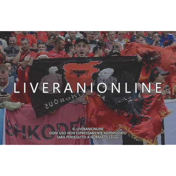 UEFA Francia EURO 2016 Final Tournament Group Stage A Lens - 11.06.2016 Albania-Svizzera Nella Foto:tifosi albania /Ph.Vitez-Ag. Aldo Liverani