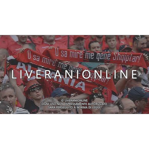 UEFA Francia EURO 2016 Final Tournament Group Stage A Lens - 11.06.2016 Albania-Svizzera Nella Foto:tifosi albania /Ph.Vitez-Ag. Aldo Liverani