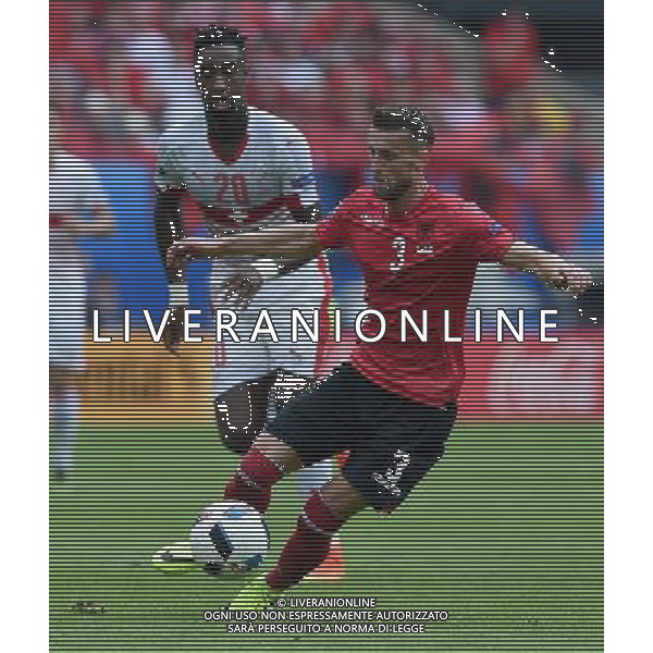 UEFA Francia EURO 2016 Final Tournament Group Stage A Lens - 11.06.2016 Albania-Svizzera Nella Foto:lenjani /Ph.Vitez-Ag. Aldo Liverani