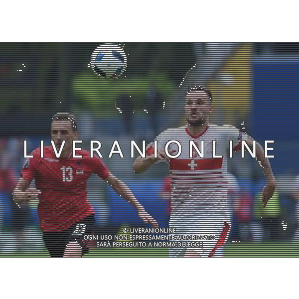 UEFA Francia EURO 2016 Final Tournament Group Stage A Lens - 11.06.2016 Albania-Svizzera Nella Foto:seferovic-kukeli /Ph.Vitez-Ag. Aldo Liverani