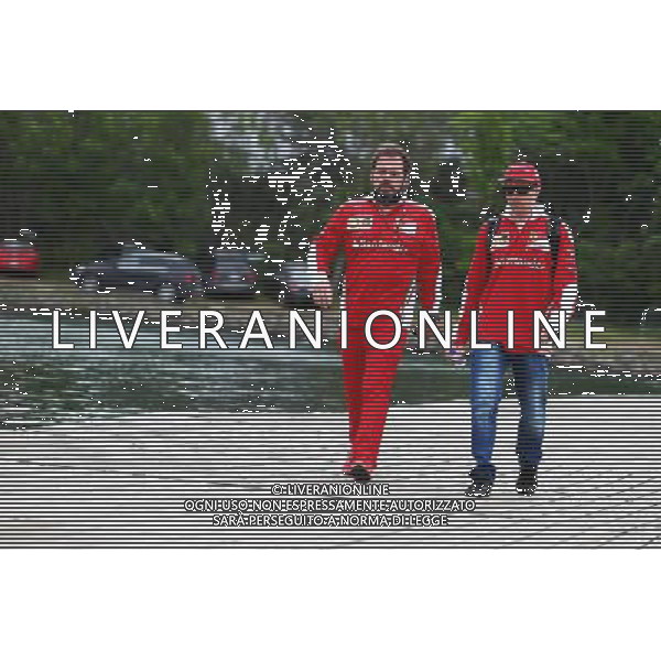 Kimi Raikkonen (FIN) Ferrari with Gino Rosato (CDN) Ferrari. 11.06.2016. Formula 1 World Championship, Rd 7, Canadian Grand Prix, Montreal, Canada, Qualifying Day. AG ALDO LIVERANI SAS ONLY ITALY