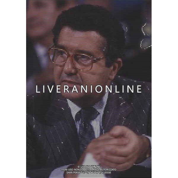 RETROSPETTIVA CARLO DE BENEDETTI IMPRENDITORE INDUSTRIALE NELLA FOTO CARLO DE BENEDETTI AG ALDO LIVERANI SAS