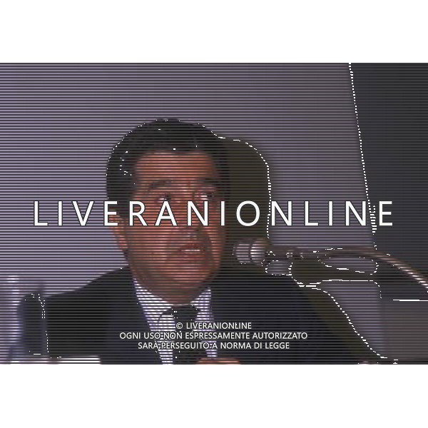RETROSPETTIVA CARLO DE BENEDETTI IMPRENDITORE INDUSTRIALE NELLA FOTO CARLO DE BENEDETTI AG ALDO LIVERANI SAS