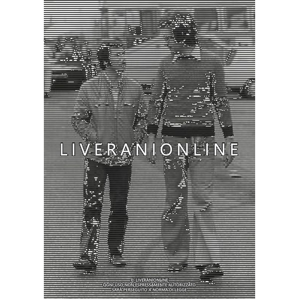 RETROSPETTIVA MARIO ANDRETTI PILOTA NELLA FOTO MARIO ANDRETTI CON ANDREA DE ADAMICH AG ALDO LIVERANI SAS