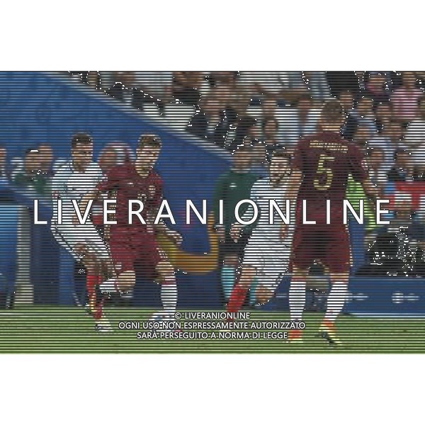 MARSYLIA 2016.06.11 MISTRZOSTWA EUROPY EURO 2016 FRANCJA PILKA NOZNA ANGLIA - ROSJA MECZ NZ DELE ALLI ANGLIA FEDOR SMOLOV ROSJA ADAM LALLANA ANGLIA FOT MICHAL STAWOWIAK / FOKUSMEDIA.COM.PL / NEWSPIX.PL --- Newspix.pl AG ALDO LIVERANI SAS ONLY ITALY EURO 2016 INGHILTERRA RUSSIA