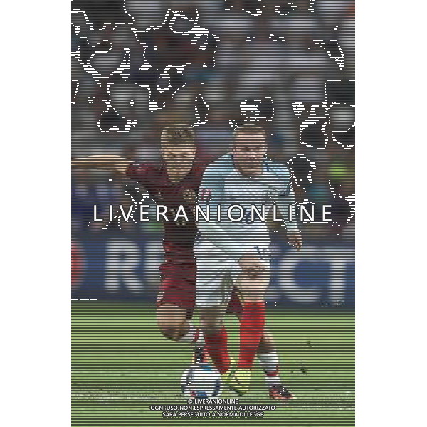 MARSYLIA 2016.06.11 MISTRZOSTWA EUROPY EURO 2016 FRANCJA PILKA NOZNA ANGLIA - ROSJA MECZ NZ OLEG SHATOV ROSJA WAYNE ROONEY ANGLIA FOT MICHAL STAWOWIAK / FOKUSMEDIA.COM.PL / NEWSPIX.PL --- Newspix.pl AG ALDO LIVERANI SAS ONLY ITALY EURO 2016 INGHILTERRA RUSSIA