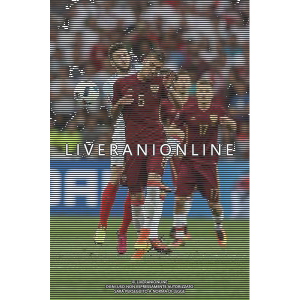MARSYLIA 2016.06.11 MISTRZOSTWA EUROPY EURO 2016 FRANCJA PILKA NOZNA ANGLIA - ROSJA MECZ NZ ADAM LALLANA ANGLIA ROMAN NEUSTADTER ROSJA FOT MICHAL STAWOWIAK / FOKUSMEDIA.COM.PL / NEWSPIX.PL --- Newspix.pl AG ALDO LIVERANI SAS ONLY ITALY EURO 2016 INGHILTERRA RUSSIA