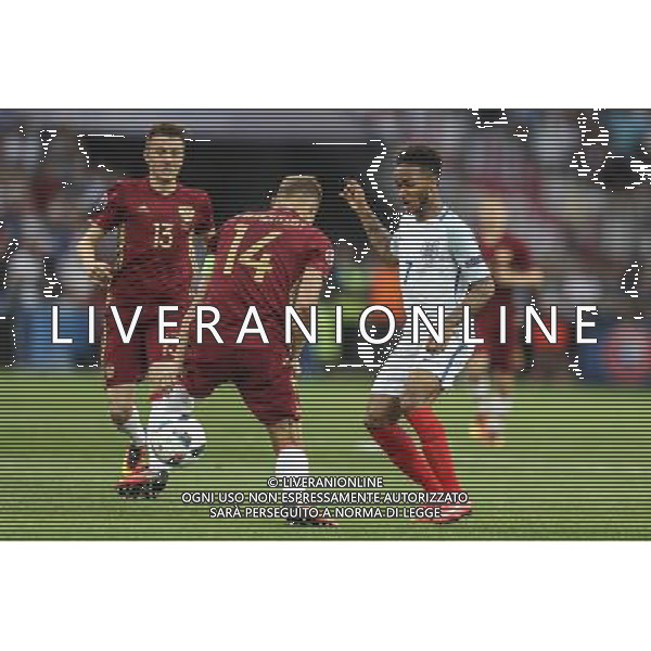 MARSYLIA 2016.06.11 MISTRZOSTWA EUROPY EURO 2016 FRANCJA PILKA NOZNA ANGLIA - ROSJA MECZ NZ RAHEEM STERLING ANGLIA FOT MICHAL STAWOWIAK / FOKUSMEDIA.COM.PL / NEWSPIX.PL --- Newspix.pl AG ALDO LIVERANI SAS ONLY ITALY EURO 2016 INGHILTERRA RUSSIA