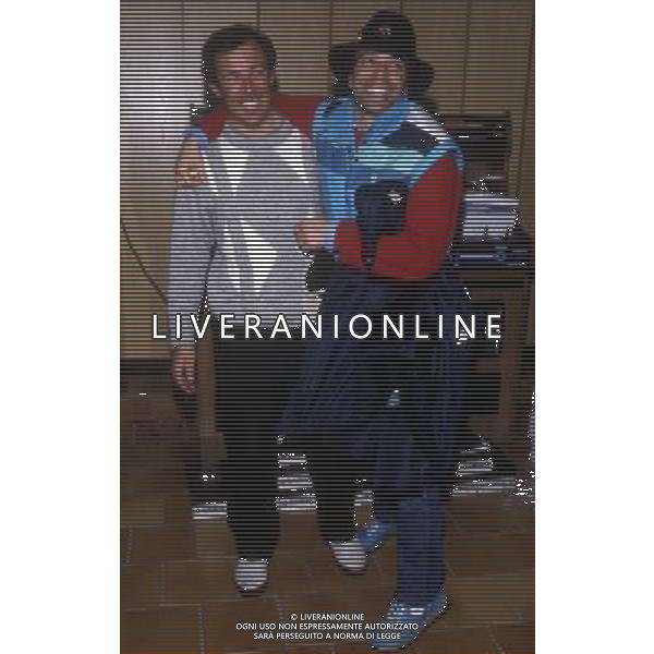 RETROSPETTIVA GUSTAV THOENI SCI NELLA FOTO GUSTAV THOENI CON ENRICO MONTESANO AG ALDO LIVERANI SAS