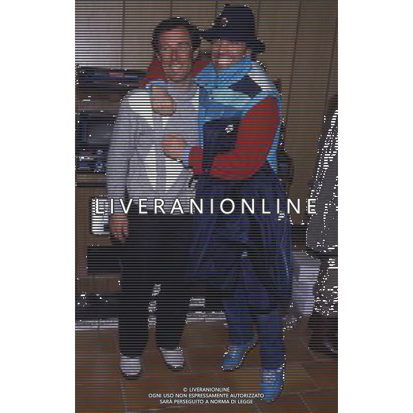 RETROSPETTIVA GUSTAV THOENI SCI NELLA FOTO GUSTAV THOENI CON ENRICO MONTESANO AG ALDO LIVERANI SAS