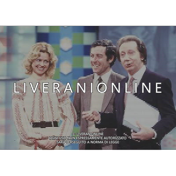 RETROSPETTIVA GUSTAV THOENI SCI NELLA FOTO GUSTAV THOENI CON LA MOGLIE E MIKE BONGIORNO AG ALDO LIVERANI SAS