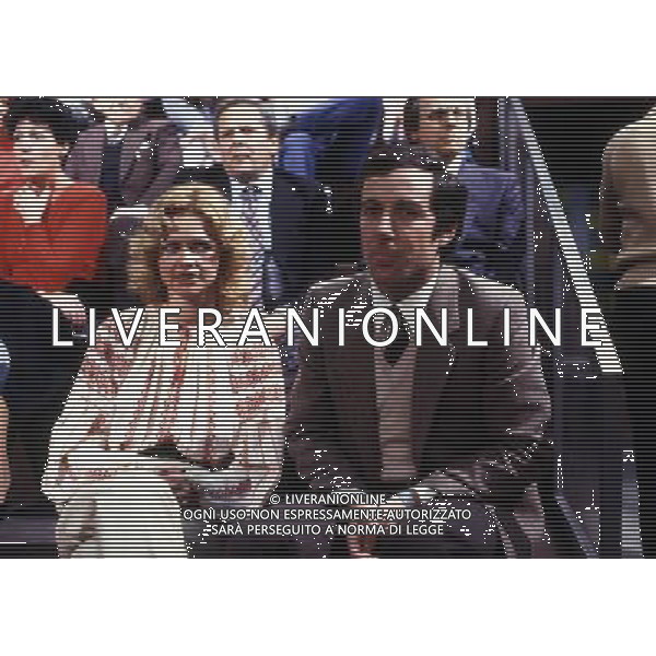 RETROSPETTIVA GUSTAV THOENI SCI NELLA FOTO GUSTAV THOENI CON LA MOGLIE AG ALDO LIVERANI SAS