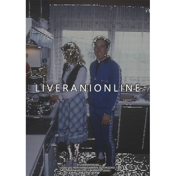 RETROSPETTIVA GUSTAV THOENI SCI NELLA FOTO GUSTAV THOENI CON LA MOGLIE AG ALDO LIVERANI SAS