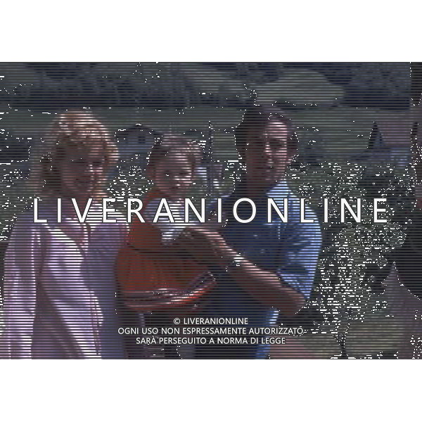 RETROSPETTIVA GUSTAV THOENI SCI NELLA FOTO GUSTAV THOENI CON LA MOGLIE E FIGLIA AG ALDO LIVERANI SAS