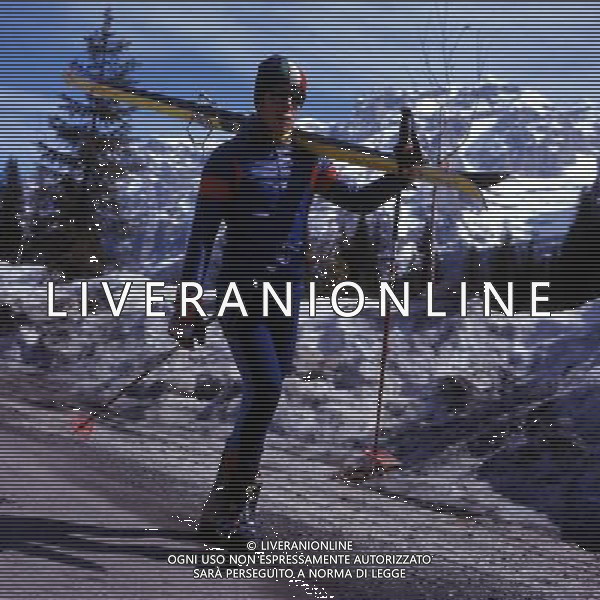 RETROSPETTIVA GUSTAV THOENI SCI NELLA FOTO GUSTAV THOENI AG ALDO LIVERANI SAS