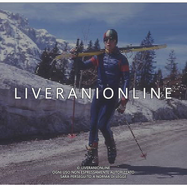 RETROSPETTIVA GUSTAV THOENI SCI NELLA FOTO GUSTAV THOENI AG ALDO LIVERANI SAS