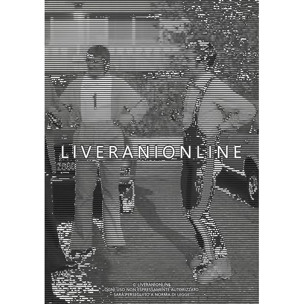 RETROSPETTIVA GUSTAV THOENI SCI NELLA FOTO GUSTAV THOENI CON PIERO GROS AG ALDO LIVERANI SAS