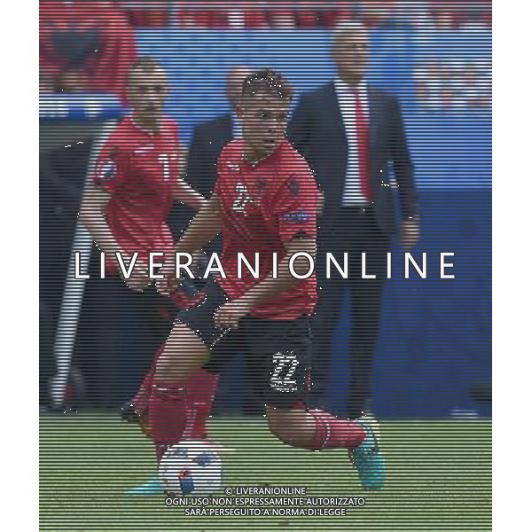 UEFA Francia EURO 2016 Final Tournament Group Stage A Lens - 11.06.2016 Albania-Svizzera Nella Foto:Abrashi Amir /Ph.Vitez-Ag. Aldo Liverani