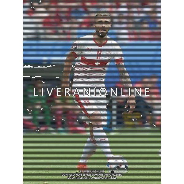UEFA Francia EURO 2016 Final Tournament Group Stage A Lens - 11.06.2016 Albania-Svizzera Nella Foto:Behrami Valon /Ph.Vitez-Ag. Aldo Liverani
