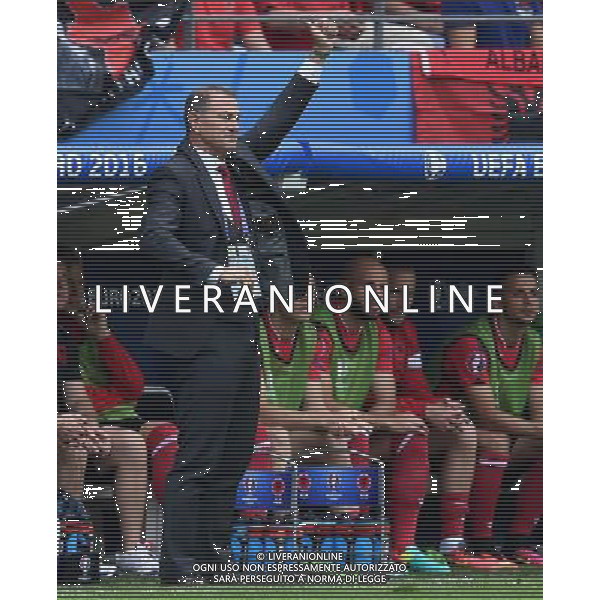 UEFA Francia EURO 2016 Final Tournament Group Stage A Lens - 11.06.2016 Albania-Svizzera Nella Foto:De Biasi Giovanni /Ph.Vitez-Ag. Aldo Liverani