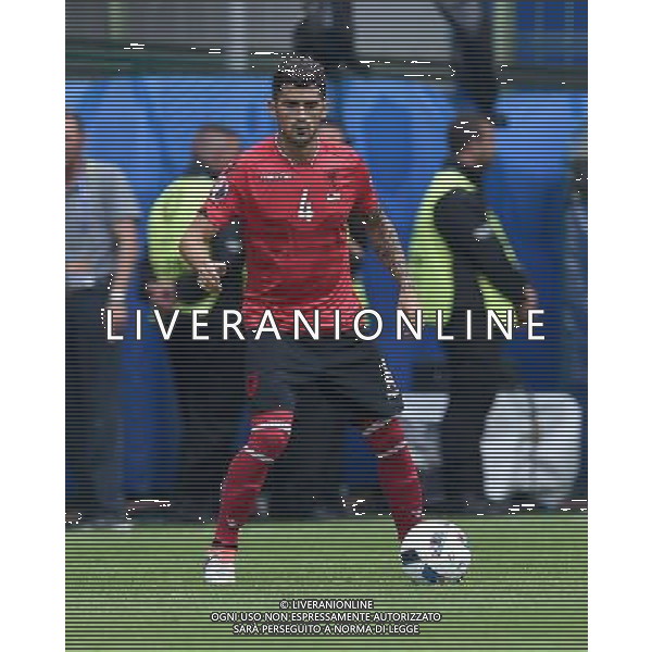 UEFA Francia EURO 2016 Final Tournament Group Stage A Lens - 11.06.2016 Albania-Svizzera Nella Foto:Hysaj Elseid /Ph.Vitez-Ag. Aldo Liverani