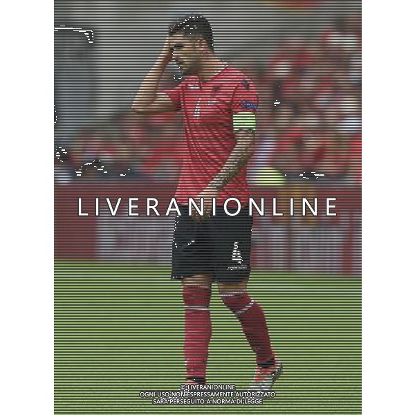 UEFA Francia EURO 2016 Final Tournament Group Stage A Lens - 11.06.2016 Albania-Svizzera Nella Foto:Hysaj Elseid /Ph.Vitez-Ag. Aldo Liverani