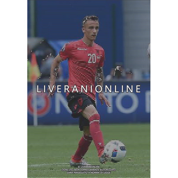 UEFA Francia EURO 2016 Final Tournament Group Stage A Lens - 11.06.2016 Albania-Svizzera Nella Foto:Kace Ergys /Ph.Vitez-Ag. Aldo Liverani