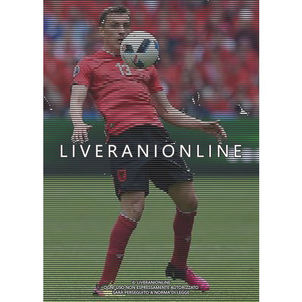 UEFA Francia EURO 2016 Final Tournament Group Stage A Lens - 11.06.2016 Albania-Svizzera Nella Foto:Kukeli Burim /Ph.Vitez-Ag. Aldo Liverani