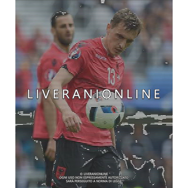 UEFA Francia EURO 2016 Final Tournament Group Stage A Lens - 11.06.2016 Albania-Svizzera Nella Foto:Kukeli Burim /Ph.Vitez-Ag. Aldo Liverani