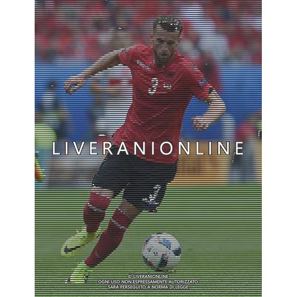 UEFA Francia EURO 2016 Final Tournament Group Stage A Lens - 11.06.2016 Albania-Svizzera Nella Foto:Lenjani Ermir /Ph.Vitez-Ag. Aldo Liverani