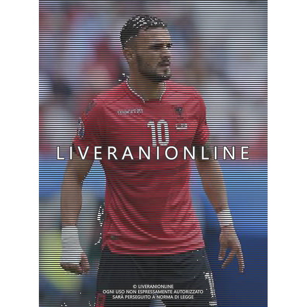 UEFA Francia EURO 2016 Final Tournament Group Stage A Lens - 11.06.2016 Albania-Svizzera Nella Foto:Sadiku Armando /Ph.Vitez-Ag. Aldo Liverani
