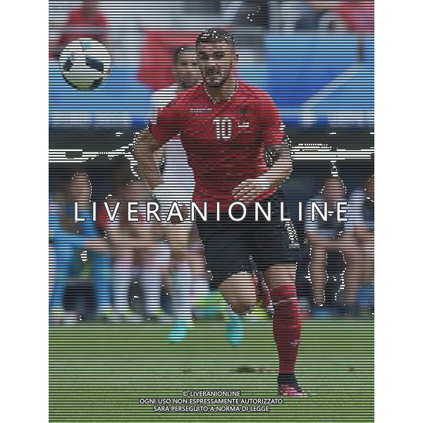 UEFA Francia EURO 2016 Final Tournament Group Stage A Lens - 11.06.2016 Albania-Svizzera Nella Foto:Sadiku Armando /Ph.Vitez-Ag. Aldo Liverani
