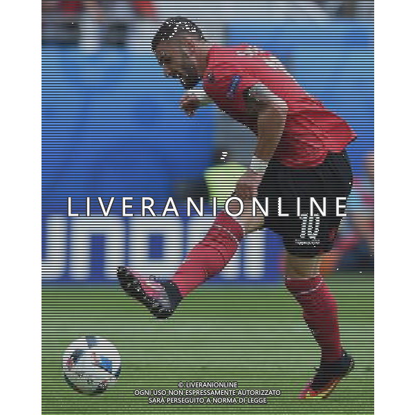 UEFA Francia EURO 2016 Final Tournament Group Stage A Lens - 11.06.2016 Albania-Svizzera Nella Foto:Sadiku Armando /Ph.Vitez-Ag. Aldo Liverani