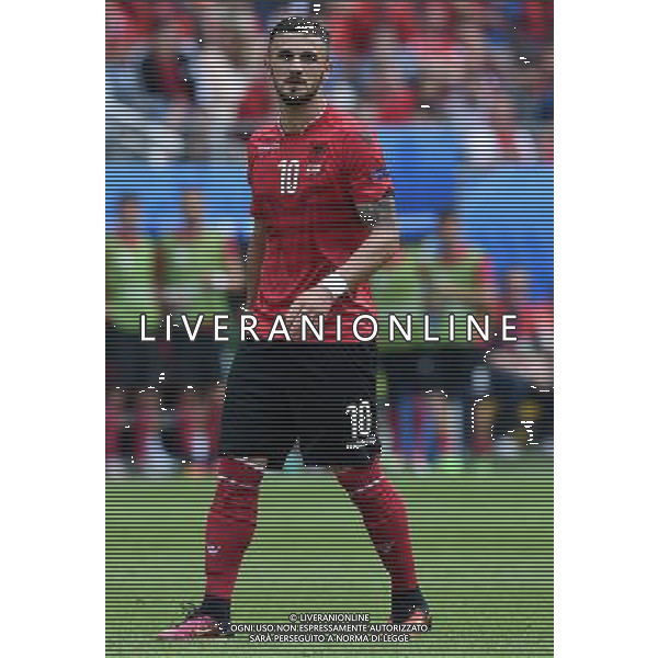 UEFA Francia EURO 2016 Final Tournament Group Stage A Lens - 11.06.2016 Albania-Svizzera Nella Foto:Sadiku Armando /Ph.Vitez-Ag. Aldo Liverani