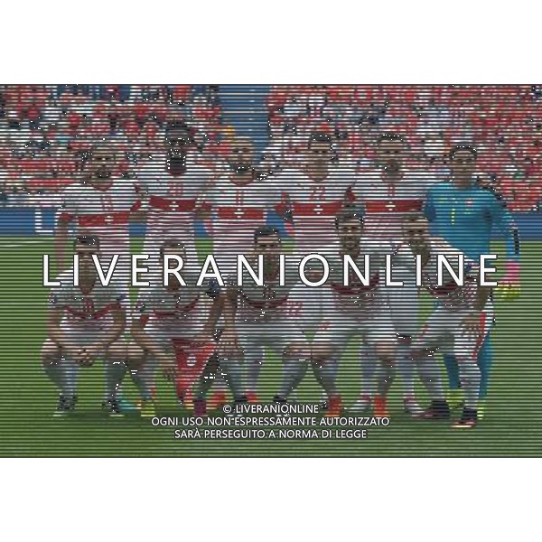 UEFA Francia EURO 2016 Final Tournament Group Stage A Lens - 11.06.2016 Albania-Svizzera Nella Foto:Svizzera Squadra Formazione Sommer,Lichtsteiner,Seferovic,Xhaka,Behrami,Rodriguez,Dzemaili,Mehmedi,Djourou,Schar,Shaqiri /Ph.Vitez-Ag. Aldo Liverani
