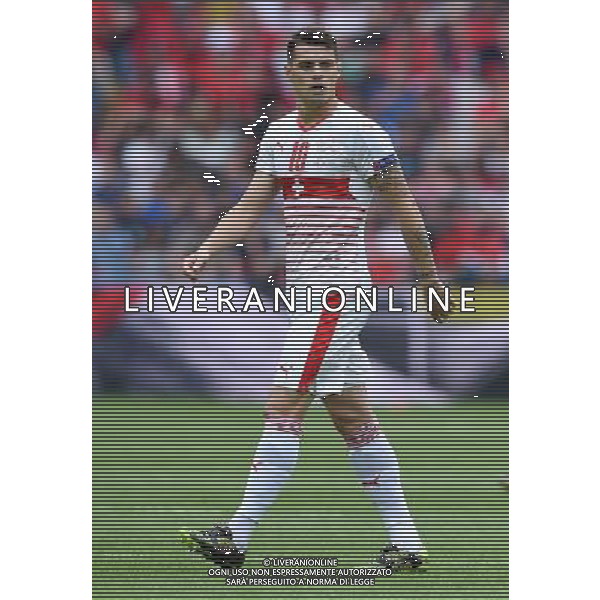 UEFA Francia EURO 2016 Final Tournament Group Stage A Lens - 11.06.2016 Albania-Svizzera Nella Foto:Xhaka Granit /Ph.Vitez-Ag. Aldo Liverani