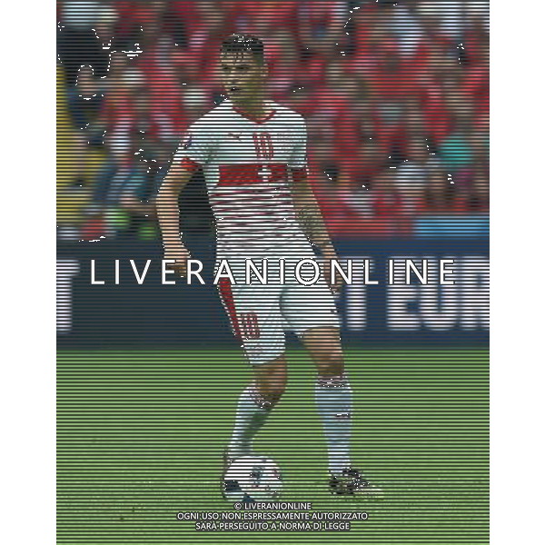UEFA Francia EURO 2016 Final Tournament Group Stage A Lens - 11.06.2016 Albania-Svizzera Nella Foto:Xhaka Granit /Ph.Vitez-Ag. Aldo Liverani