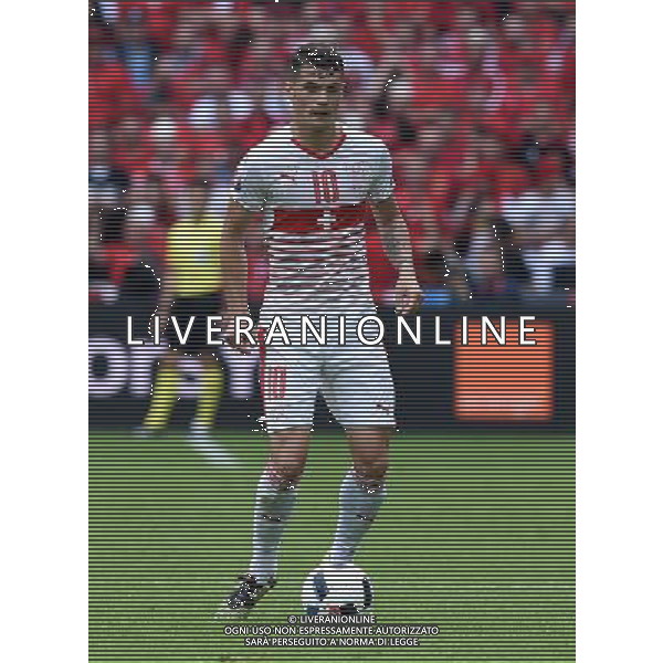 UEFA Francia EURO 2016 Final Tournament Group Stage A Lens - 11.06.2016 Albania-Svizzera Nella Foto:Xhaka Granit /Ph.Vitez-Ag. Aldo Liverani