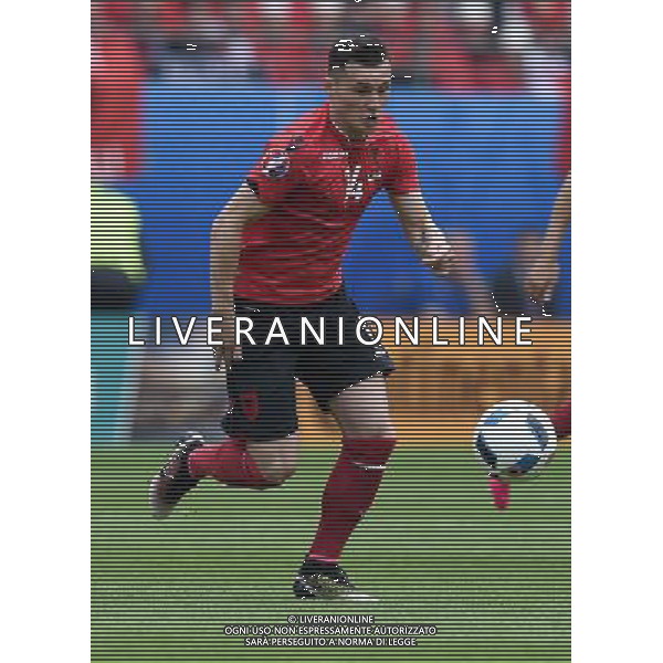 UEFA Francia EURO 2016 Final Tournament Group Stage A Lens - 11.06.2016 Albania-Svizzera Nella Foto:Xhaka Taulant /Ph.Vitez-Ag. Aldo Liverani