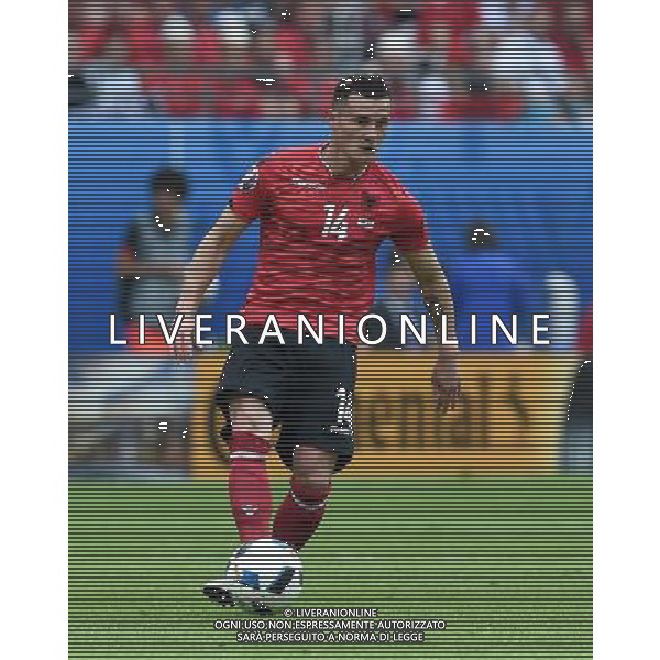 UEFA Francia EURO 2016 Final Tournament Group Stage A Lens - 11.06.2016 Albania-Svizzera Nella Foto:Xhaka Taulant /Ph.Vitez-Ag. Aldo Liverani