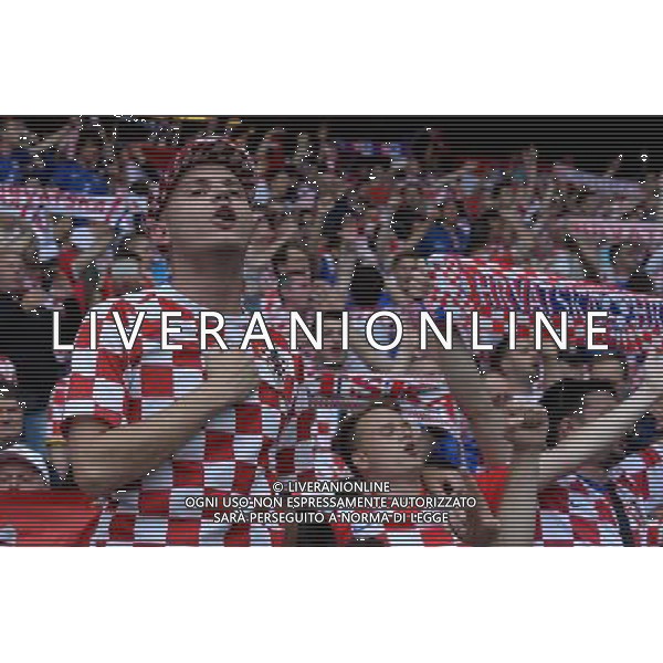UEFA Francia EURO 2016 Final Tournament Group Stage D Parigi - 12.06.2016 Turchia-Croazia Nella Foto:tifosi croazia /Ph.Vitez-Ag. Aldo Liverani