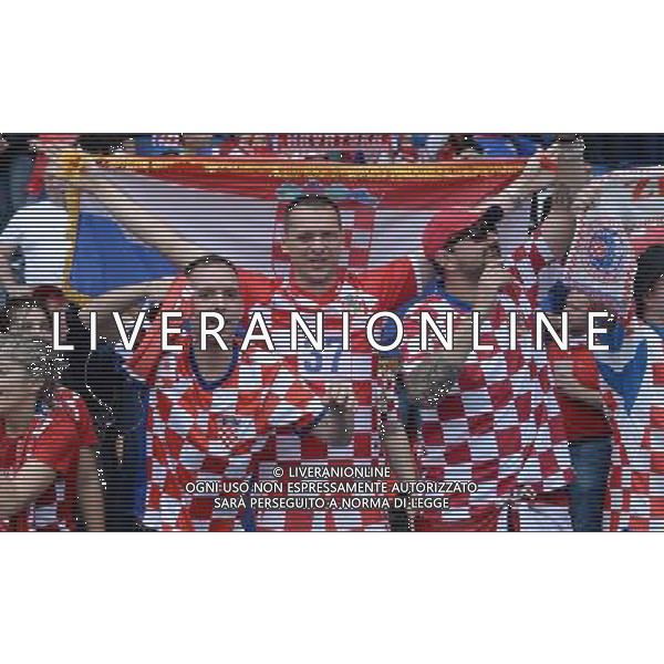 UEFA Francia EURO 2016 Final Tournament Group Stage D Parigi - 12.06.2016 Turchia-Croazia Nella Foto:tifosi croazia /Ph.Vitez-Ag. Aldo Liverani