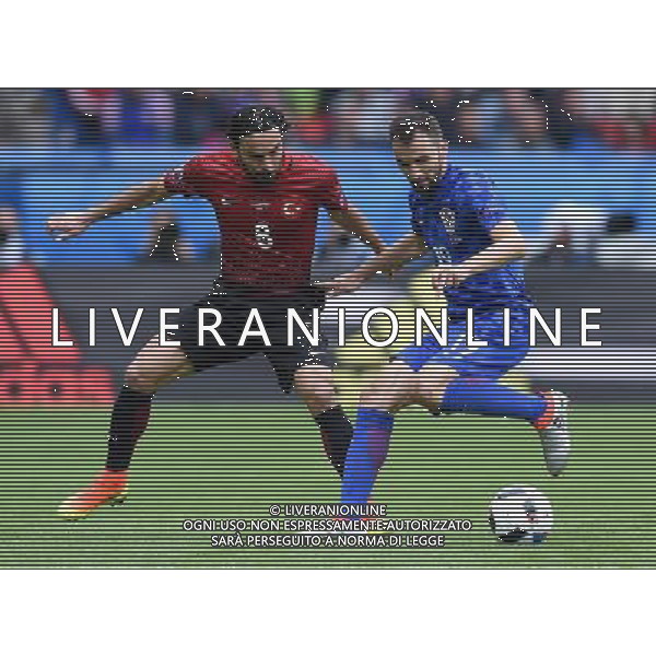 UEFA Francia EURO 2016 Final Tournament Group Stage D Parigi - 12.06.2016 Turchia-Croazia Nella Foto:badelj inan /Ph.Vitez-Ag. Aldo Liverani