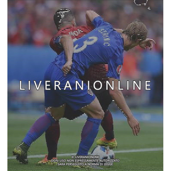 UEFA Francia EURO 2016 Final Tournament Group Stage D Parigi - 12.06.2016 Turchia-Croazia Nella Foto:arda turan e strinic /Ph.Vitez-Ag. Aldo Liverani