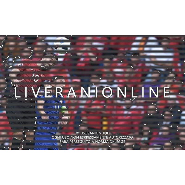 UEFA Francia EURO 2016 Final Tournament Group Stage D Parigi - 12.06.2016 Turchia-Croazia Nella Foto:arda turan srna /Ph.Vitez-Ag. Aldo Liverani