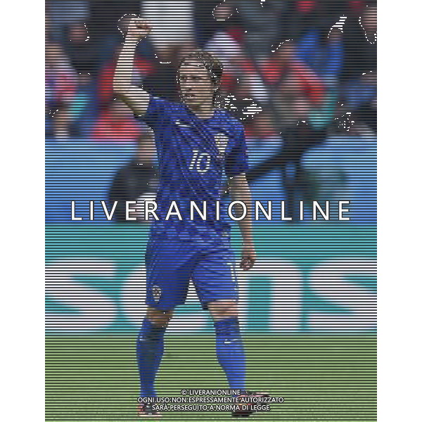 UEFA Francia EURO 2016 Final Tournament Group Stage D Parigi - 12.06.2016 Turchia-Croazia Nella Foto:modric esulta /Ph.Vitez-Ag. Aldo Liverani