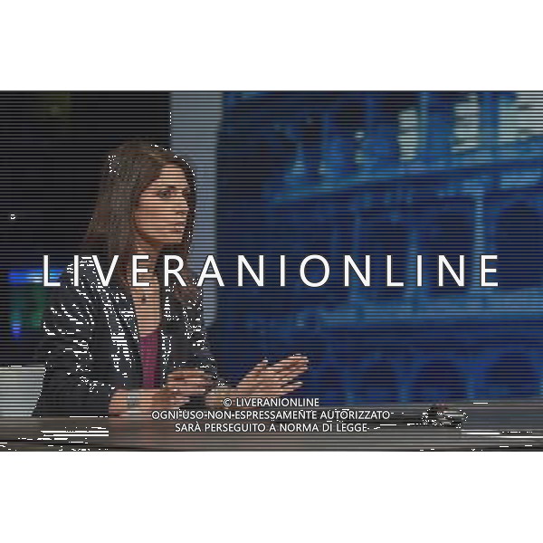 Trrasmissione TV \' In Mezzora \' Roma - 12.06.2016 - Studi Rai Teulada - nella foto: Virginia Raggi / Ph. Corradetti - AGENZIA ALDO LIVERANI SAS