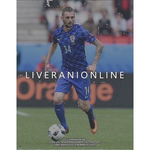 UEFA Francia EURO 2016 Final Tournament Group Stage D Parigi - 12.06.2016 Turchia-Croazia Nella Foto:brozovic /Ph.Vitez-Ag. Aldo Liverani