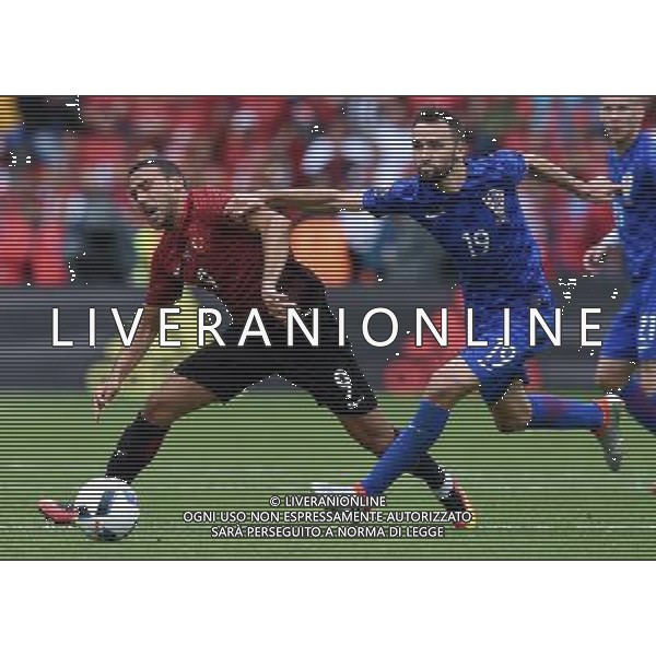 UEFA Francia EURO 2016 Final Tournament Group Stage D Parigi - 12.06.2016 Turchia-Croazia Nella Foto:tosun badelj /Ph.Vitez-Ag. Aldo Liverani